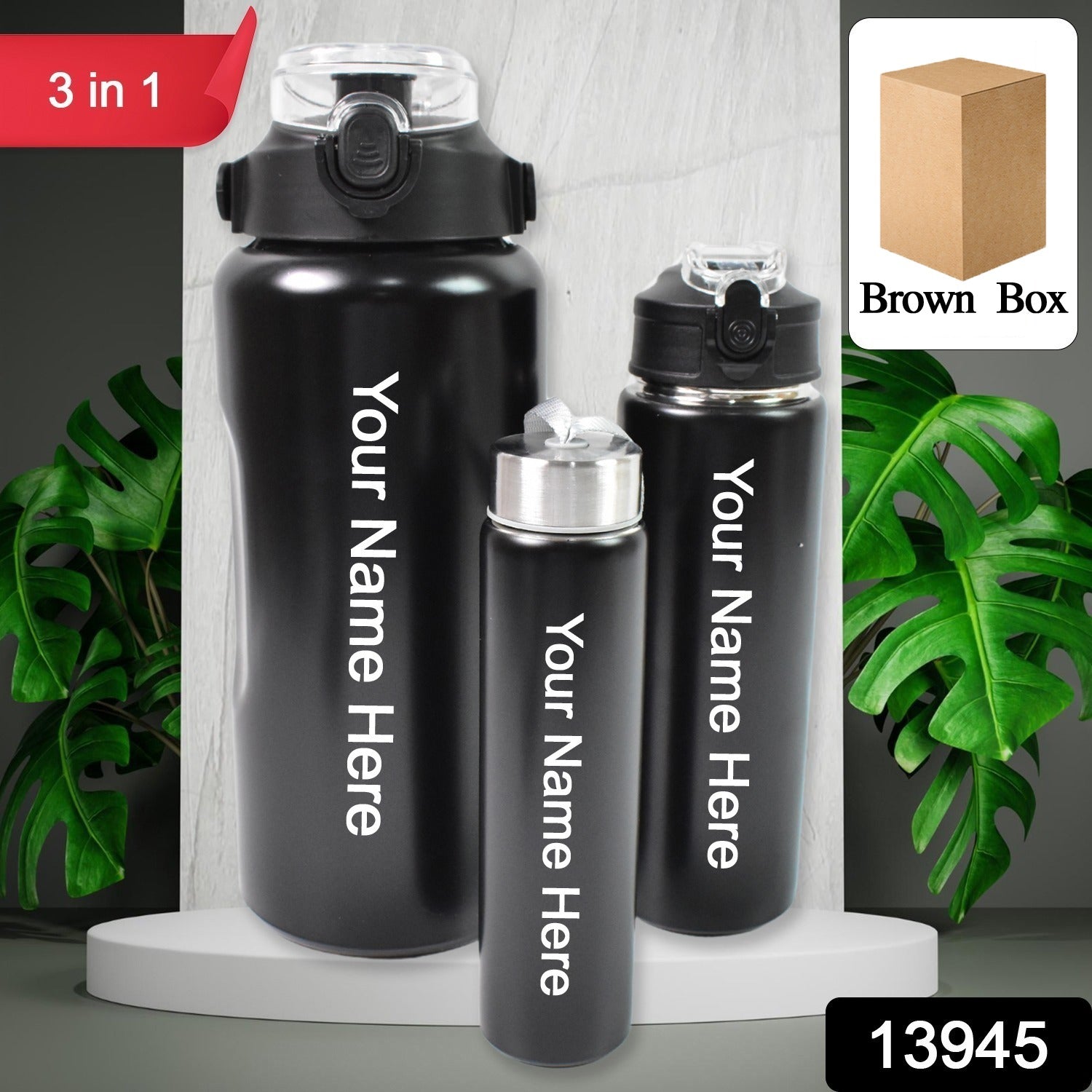 Customized 3 Vaccum Bottle Set