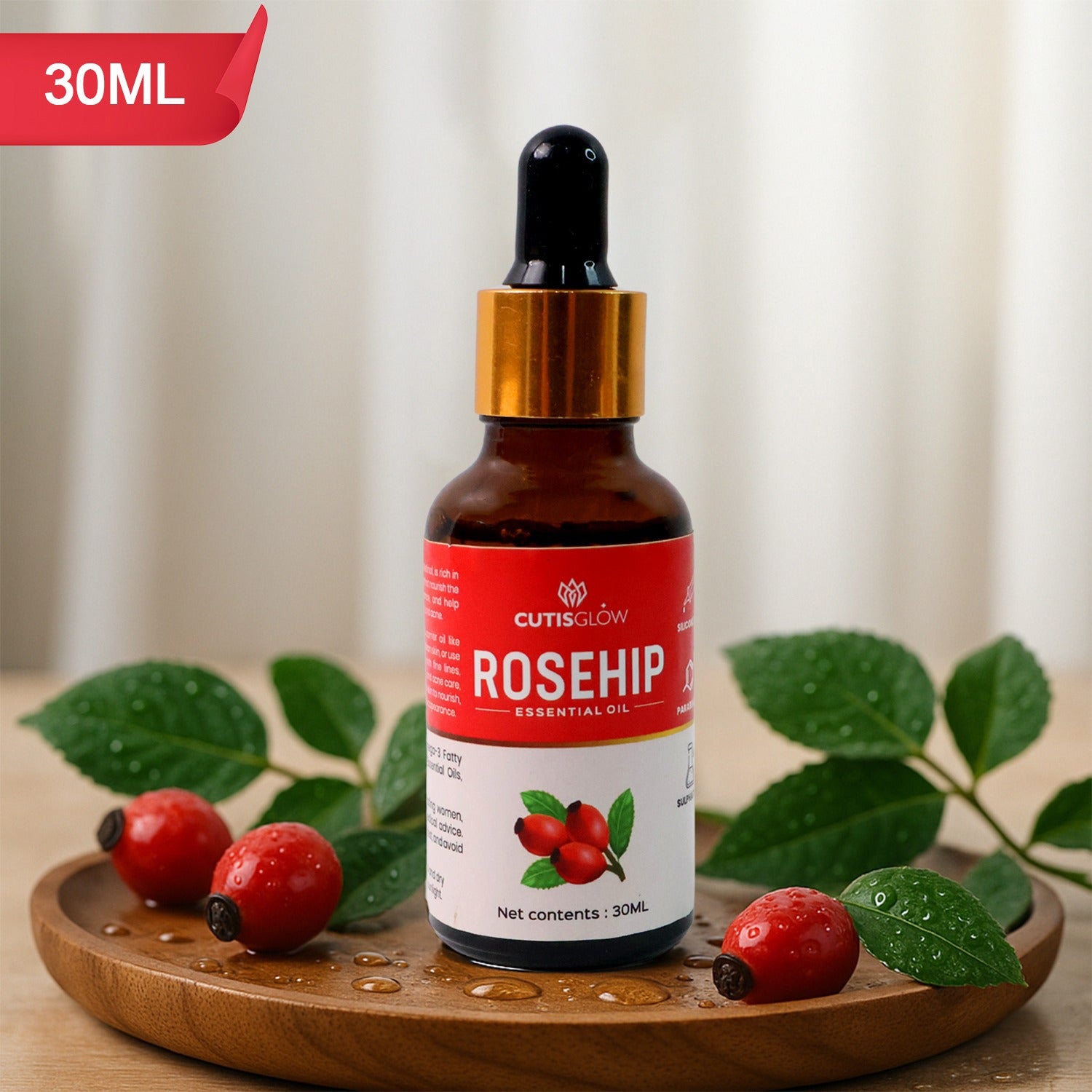 Eyelet Rosehip Essential Pure & Natural Skin Care Oil (30ml)