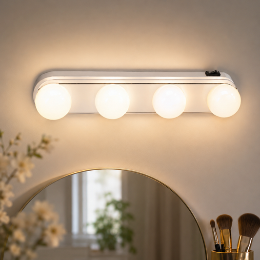 Portable Makeup Light – Battery-Powered LED Vanity Mirror | Indo Glow