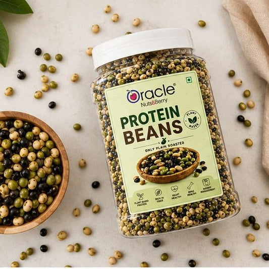 Oracle Roasted Beans, Crunchy Protein-Rich Lightly Salted Healthy Bean Snack 400g