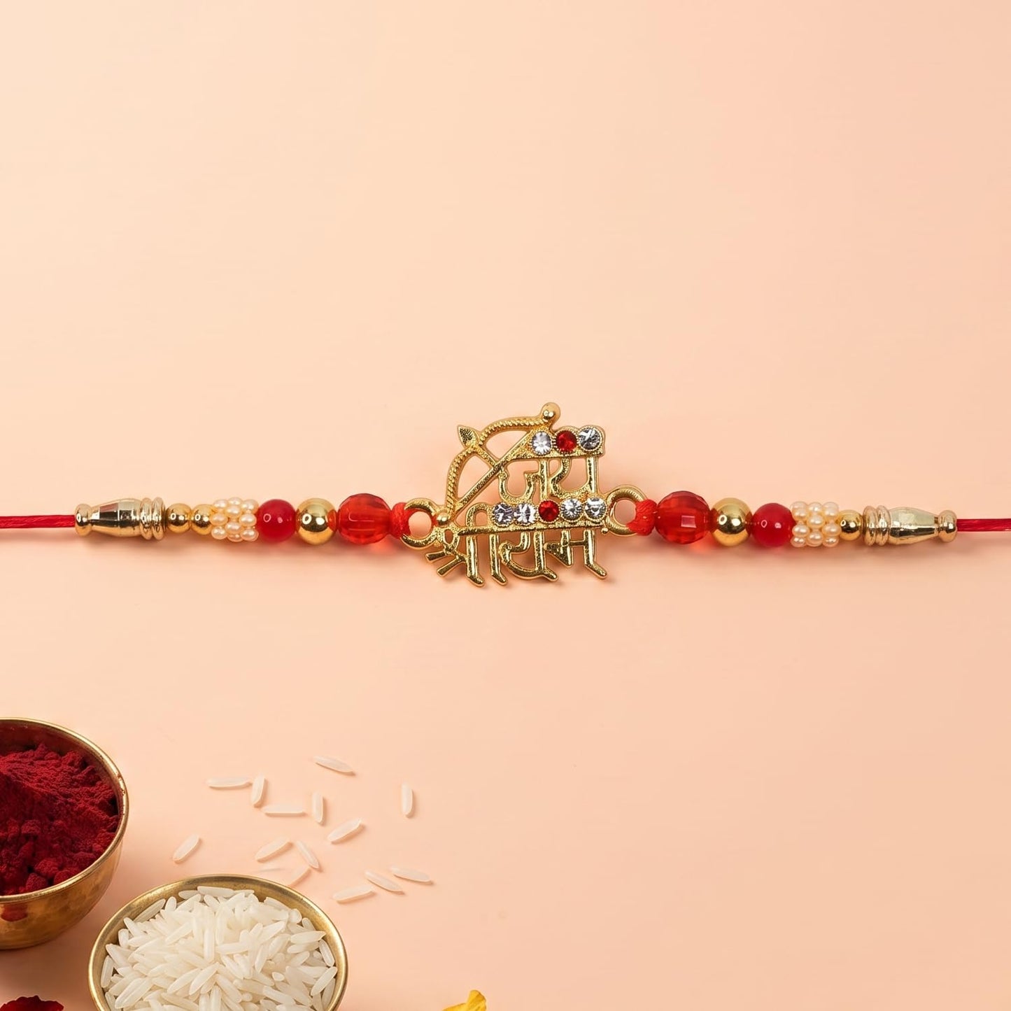 Rakhi for Brother with Butter Scotch 32gm - Raksha Bandhan Gift Set, Pack of 7
