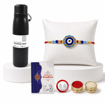 Evil Eye Multicolor Rakhi for Brother & Bhaiya with Vacuum Insulated | Pack of 5