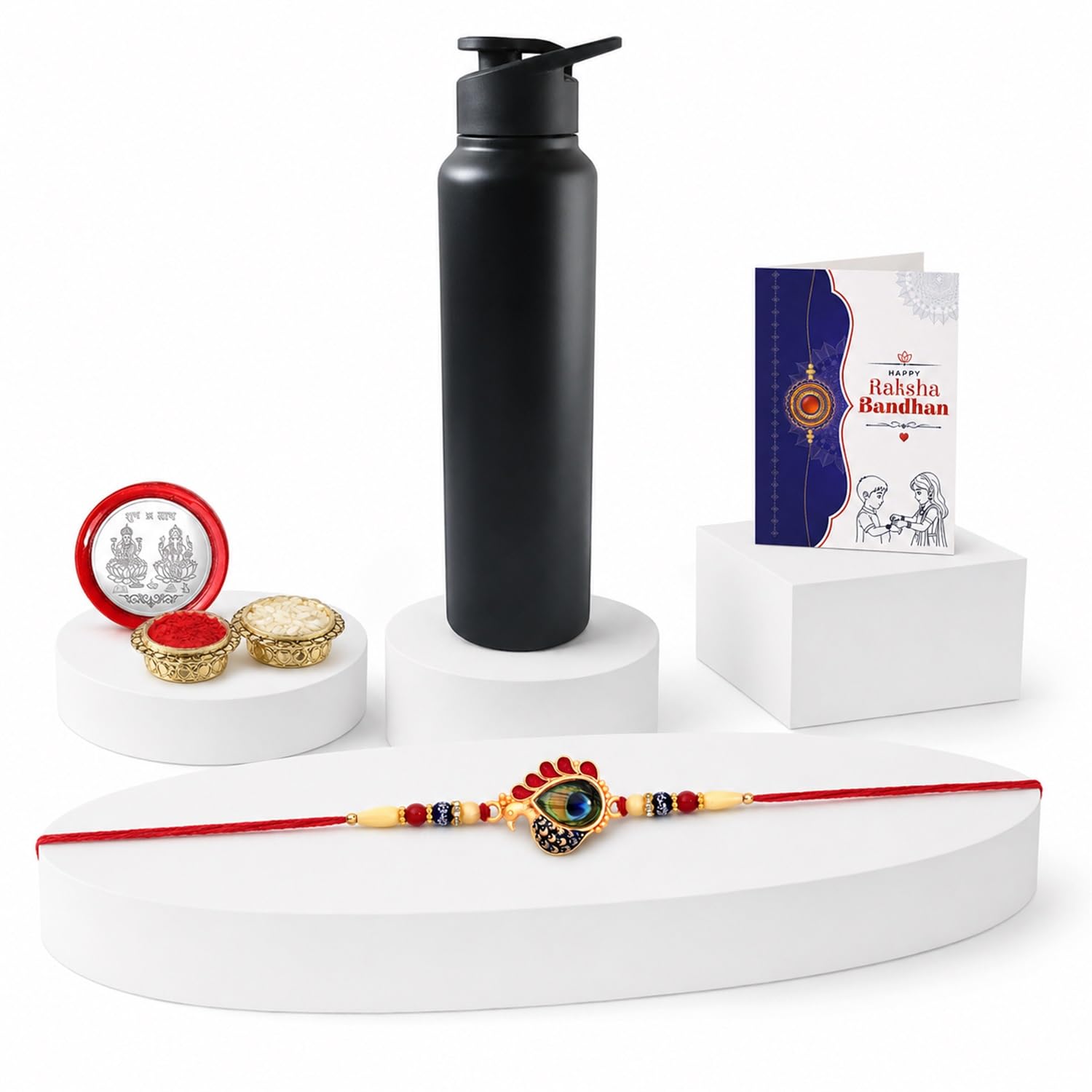 Morpichh Multicolor Rakhi for Brother & Bhaiya with Sports Water | Pack of 5