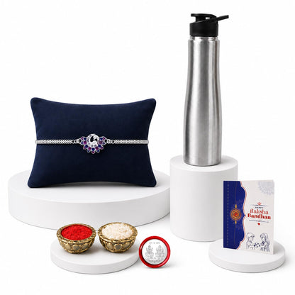 Rakhi for Brother with Water Bottle - Raksha Bandhan Gift Set, Pack of 5