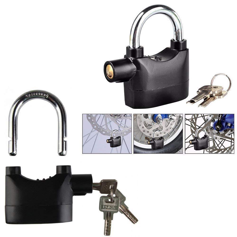 Heavy-duty padlock with smart alarm for enhanced safety