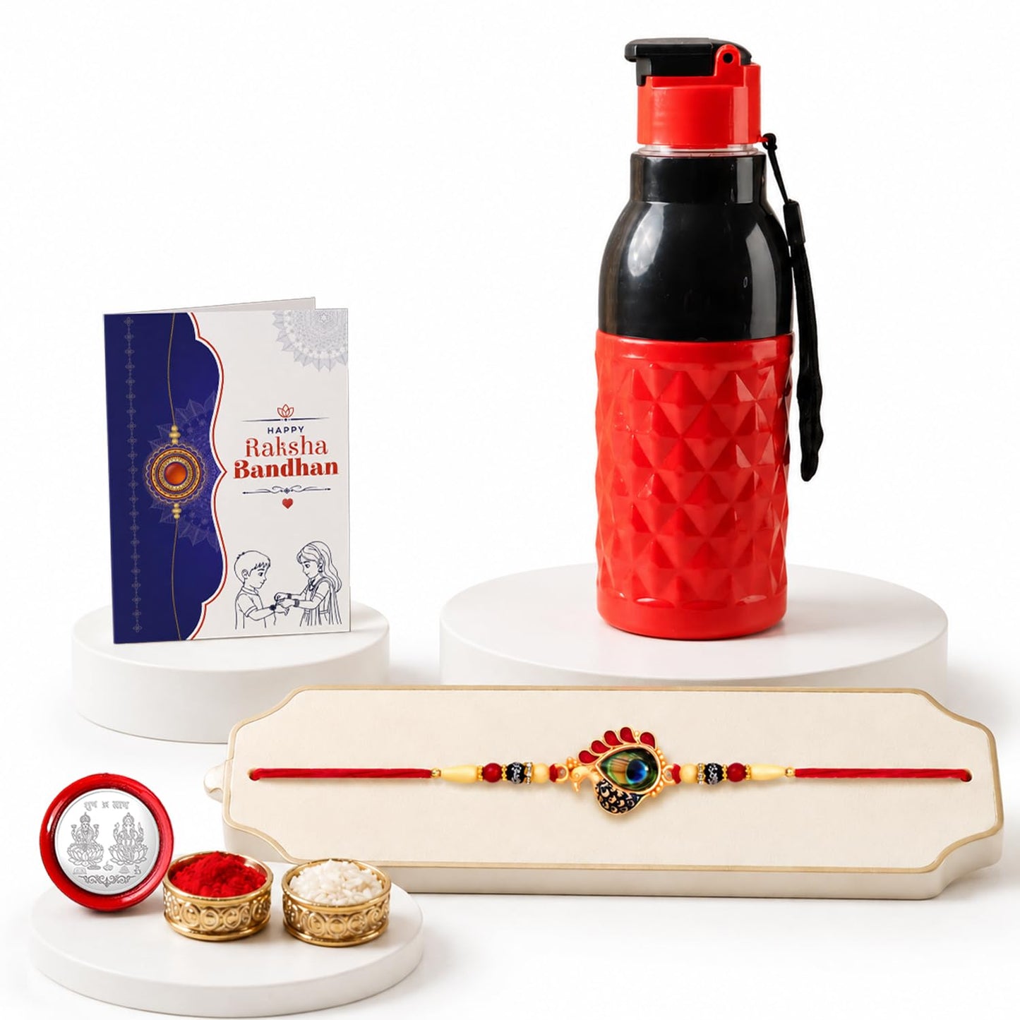 Morpichh Multicolor Rakhi for Brother & Bhaiya with Sports Water | Pack of 5