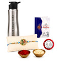 Shree symbol Multicolor Rakhi for Brother with Customized Stainless | Pack of 5