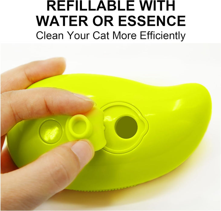 3 In1 Cat Steamy Brush, Self Cleaning Steam Cat Brush Cat Steamer Brush for Massage Cat Grooming Brush Pet Hair Removal Comb for Cat and Dog, for Removing Tangled and Loose Hair