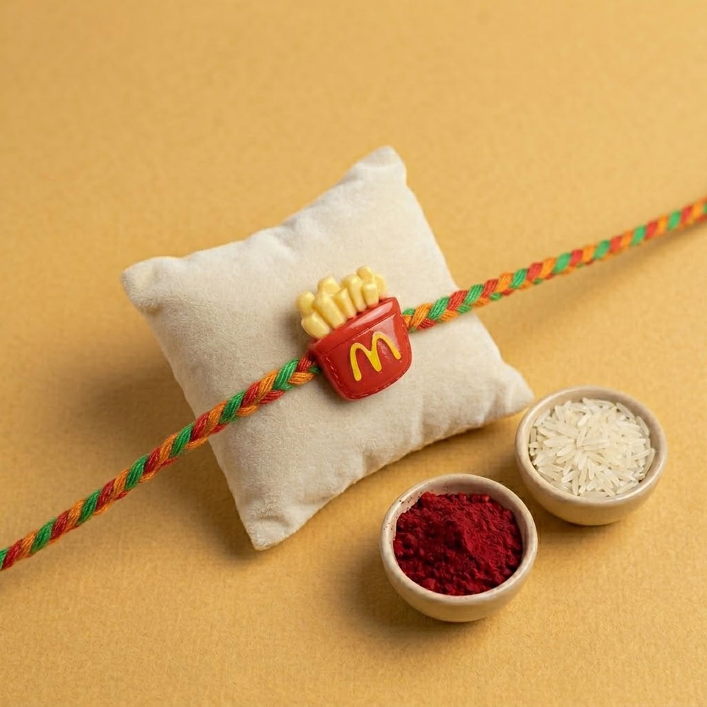 Fruit Rakhi for Brother with Biscuit 60gm - Rakshabandhan Gift Set, Pack of 7