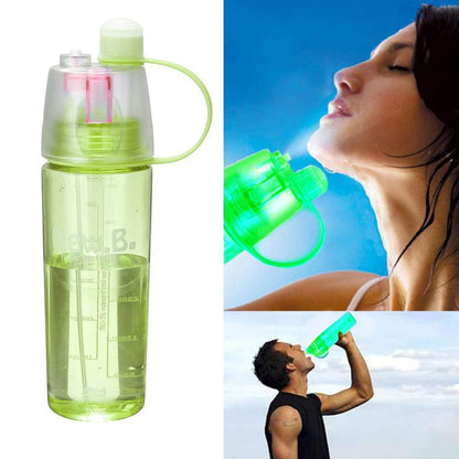 New Spray Portable Water Bottle (600ML)