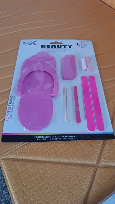 Personal Foot Care Tool Kit Pedicure Accessories Kit (9 Pcs Set)