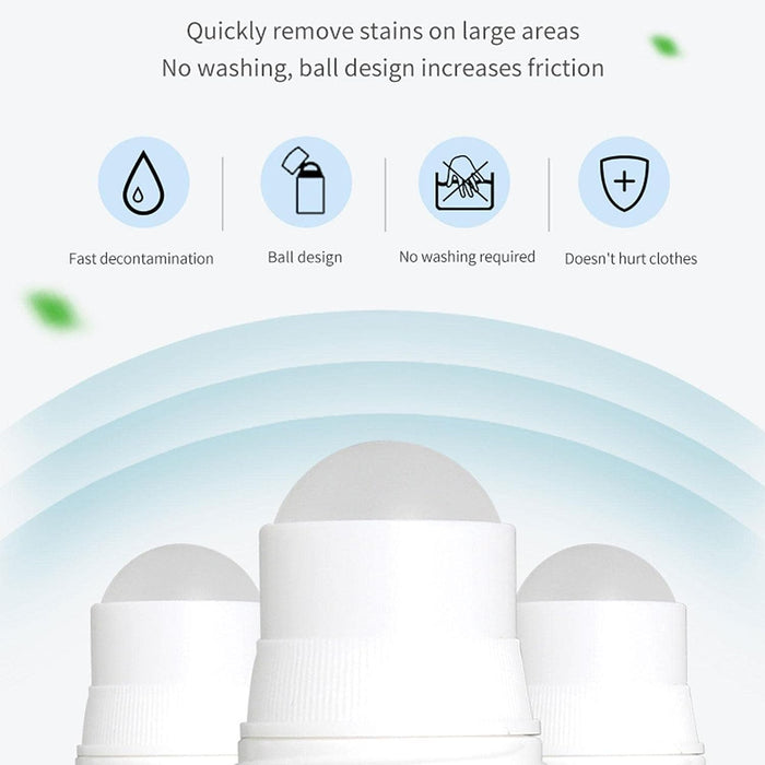 Clothes Stain Remover Bead Design Emergency Stain Rescue Roller-ball Cleaner for Natural Fabric Removes Oil Almost All Types of Fabrics