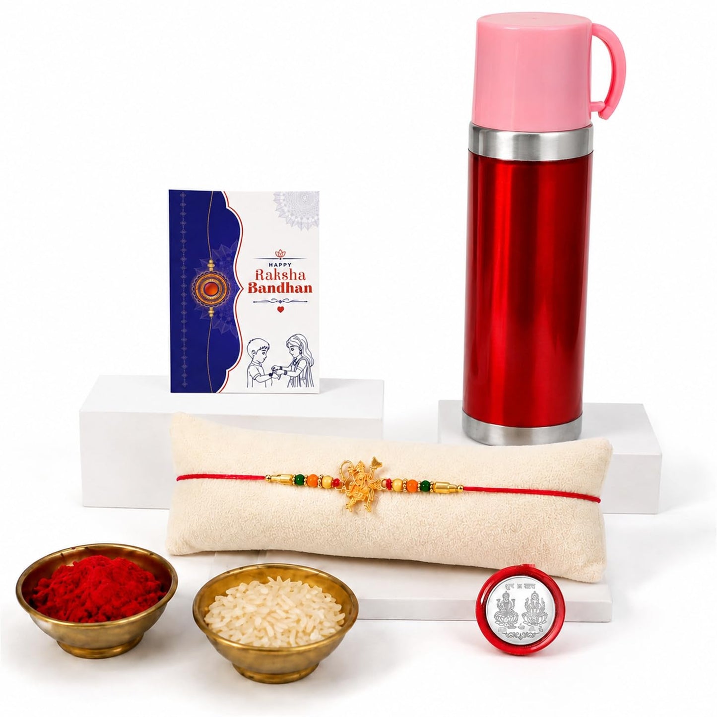 Hanuman Ji Multicolor Rakhi for Brother & Bhaiya with Insulated | Pack of 5