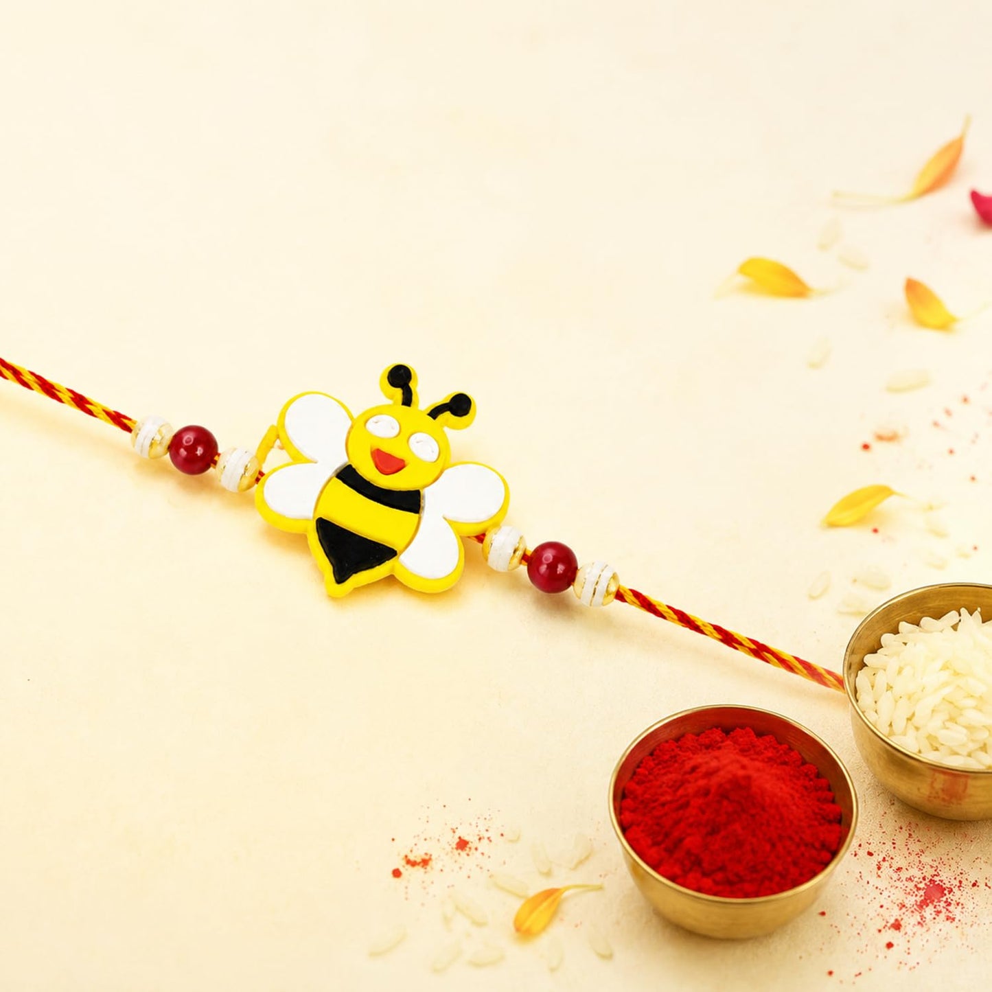 Fruit Rakhi for Brother with Biscuit 60gm - Raksha Bandhan Gift Set, Pack of 6