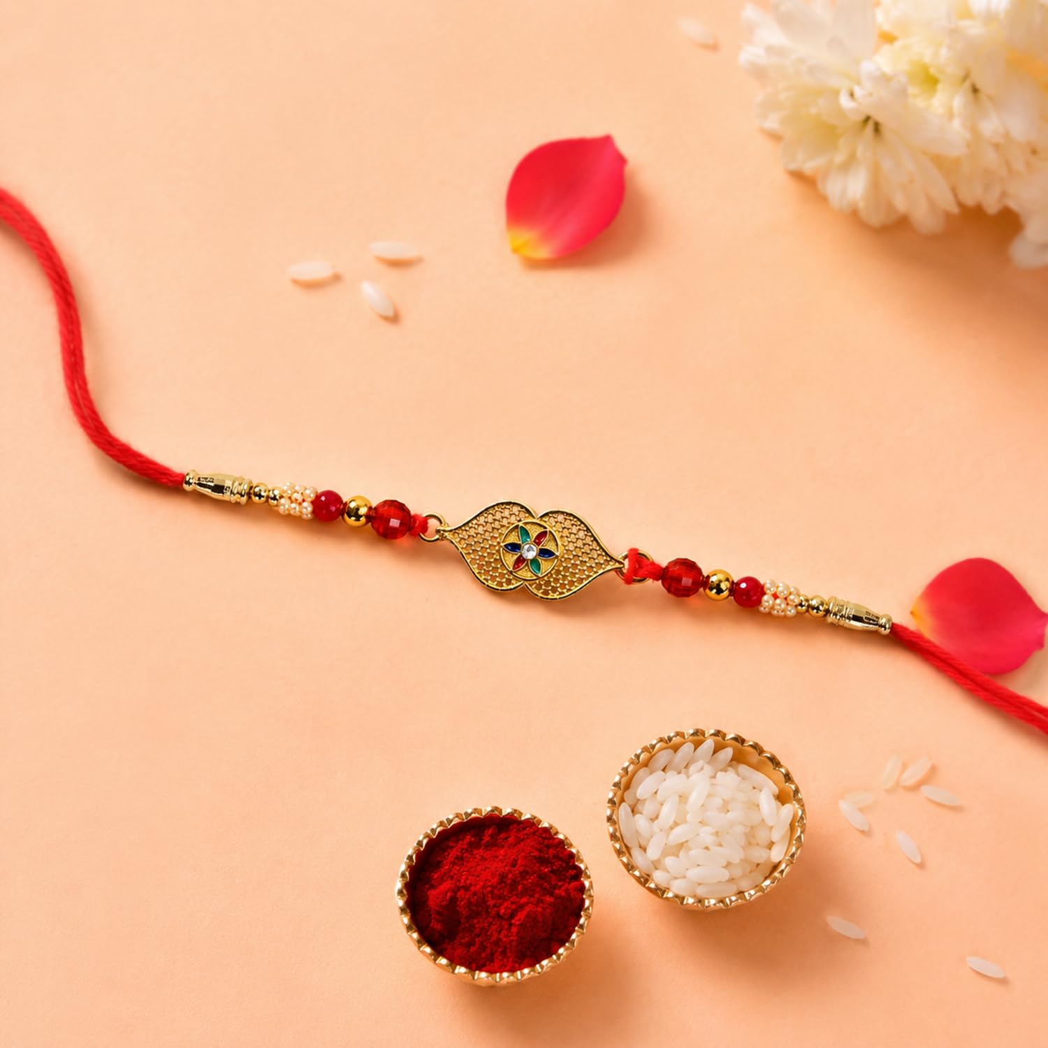 Rakhi for Brother with Blueberry Almond 96gm - Raksha Bandhan Gift Set, Pack of 7