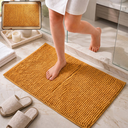 Anti Slip Absorbent Floor Mat 77 x 49 Cm Soft Microfiber Door Mat (1 Pc)