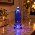 LED Crystal Candle – Glitter Swirling Multicolor Decor | Styleva