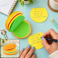 Burger Shaped Sticky Notes – Multicolor Unique Memo Pads | Foloria