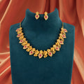 Maharashtrian Traditional Jewellery Set – Elegant Blue & Gold Design