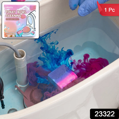 Bathroom Toilet Bowl Cleaning Block, Dual Colour Flush Tank Cleaner (1 Pc)