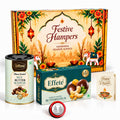 Diwali Gift Hamper with Nut Butterscotch & Butterscotch Box, Pooja Coin & Greeting Card
