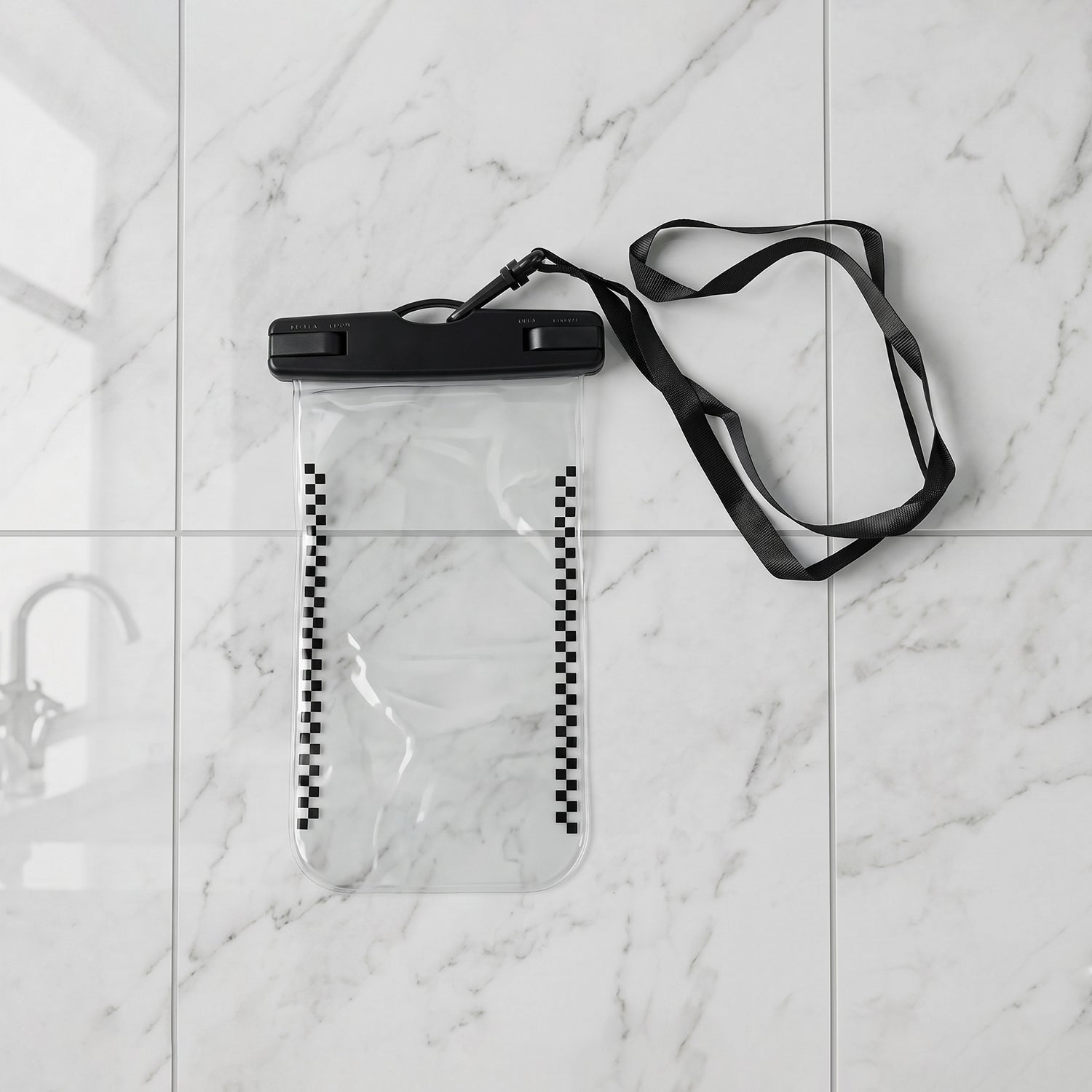 Studio shot of Waterproof Mobile Pouch Cover