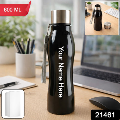 Leak proof screw cap close up of stainless steel water bottle