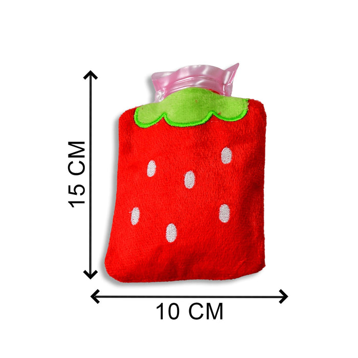 Strawberry Design Relief: Mini Hot Water Bag for Neck & Shoulders