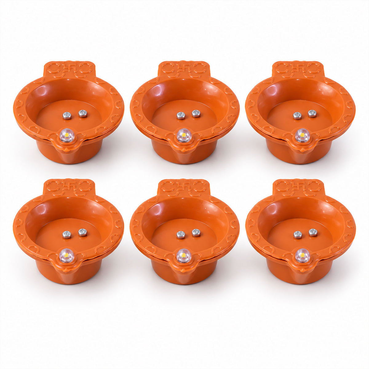 Water sensor LED diya set - white background