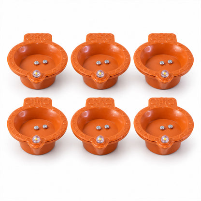 Water sensor LED diya set - white background