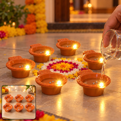 Water sensor LED diya set - product inset