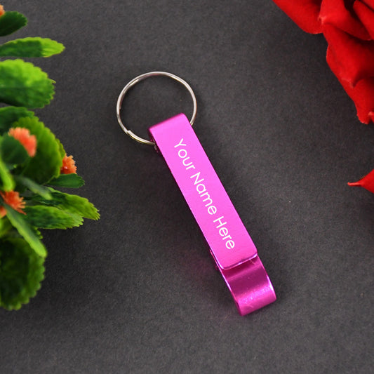 Customized Metal Bottle Opener Keychain (1 Pc)