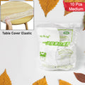 Elastic Table Cover – Waterproof & Round | Tidy Table (10 Pcs)