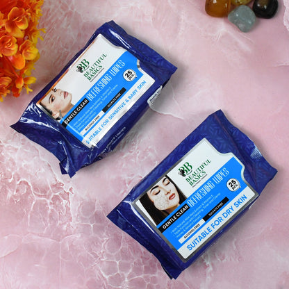 Beautiful Basics Dry & Sensitive Skin Face Wipes