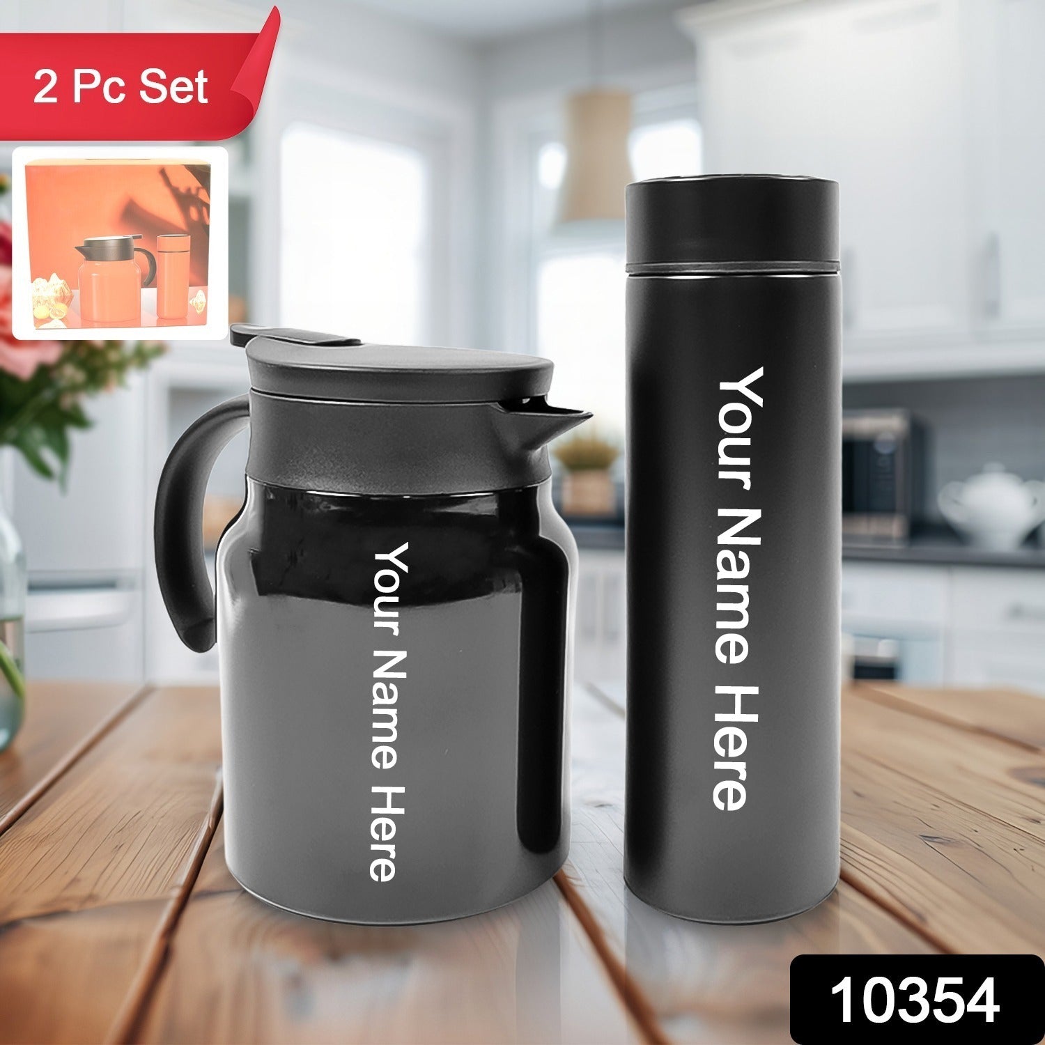 Customized Thermal Coffee  Tea Pot and Bottles with LED Display 500 ML and 1000 ML