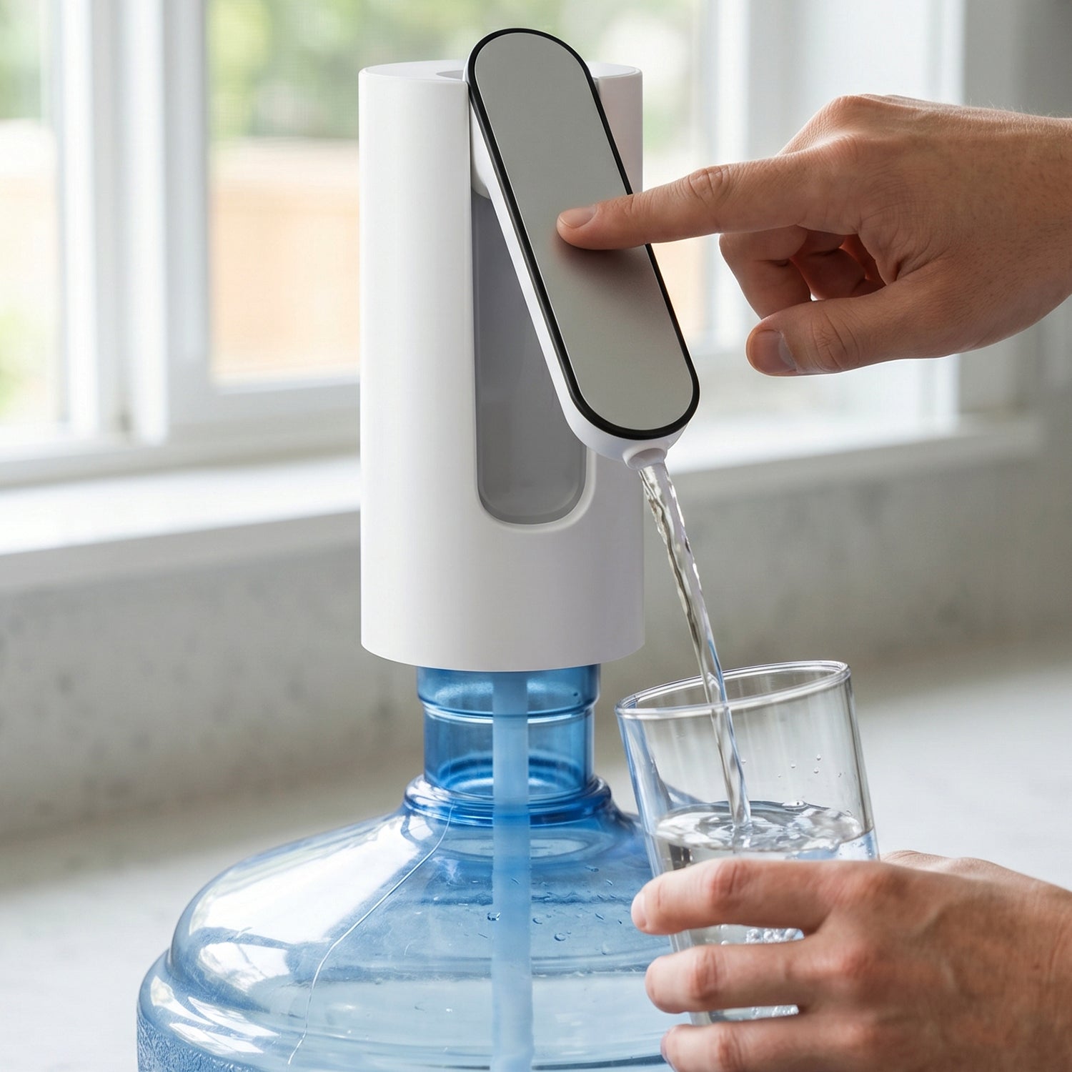 Electric Water Dispenser Pump Foldable USB Rechargeable Automatic for Bottle (1 Pc)