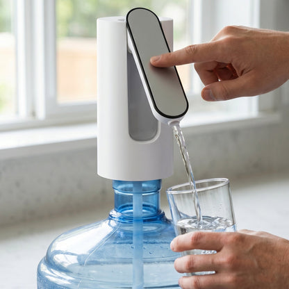Electric Water Dispenser Pump Foldable USB Rechargeable Automatic for Bottle (1 Pc)