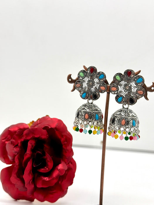 Royal Diamond Jhumka Earrings