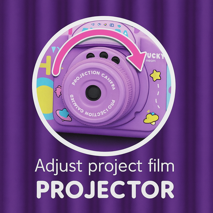 Dog Camera Kids Desk Lamp, Cute USB Rechargeable Study Night Light for Children