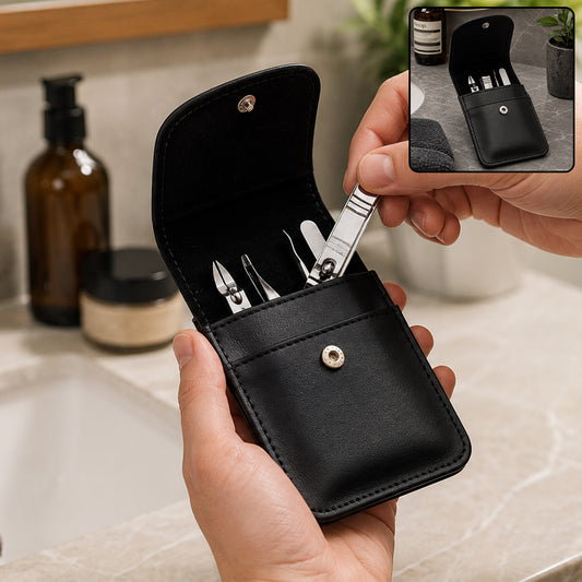 Nail Care Kit – 6-in-1 Stainless Steel Manicure Set | Velvet Wheels