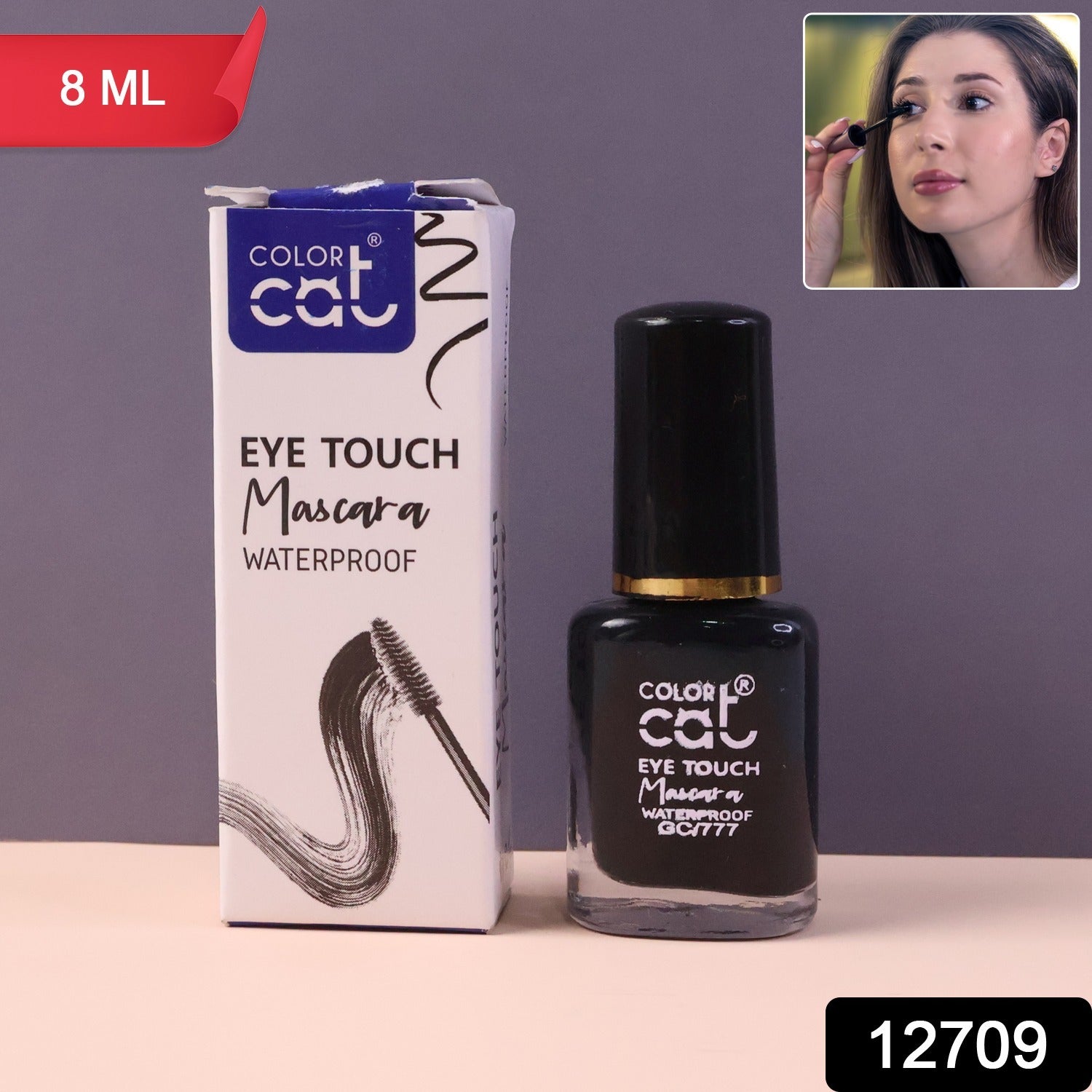 Color Cat Eye Touch Waterproof Mascara (8 ML / 1 Pc)