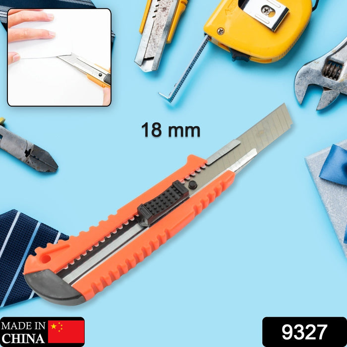 9327 Multi-Use Iron Cutter, Cutting Blade and Precision Knife Blade, Utility Knife - Heavy Duty Industrial Cutter Knife (18mm)