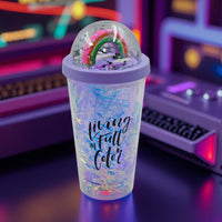 સ્ટ્રો સાથે 6883 સિપર બોટલ, બાળકો માટે એલઇડી ગ્લો લાઇટ/સ્ટ્રો/વેક્યૂમ ફ્લાસ્ક/સિપર પ્લાસ્ટિક ટમ્બલર/સ્ટ્રો સાથે સિપર બોટલ (1નું પેક)