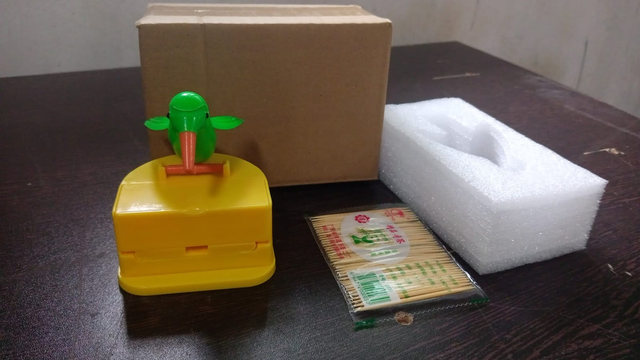 1180 Portable Automatic Bird Toothpick Storage Box