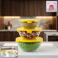 Glass Bowl Set with Lids – Versatile Kitchen Storage & Serving