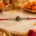 Multicolour Floral Rakhi – Traditional and Stylish Design for Raksha Bandhan