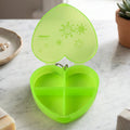 Heart Shape Pill Organizer – Compact Travel-Friendly Storage