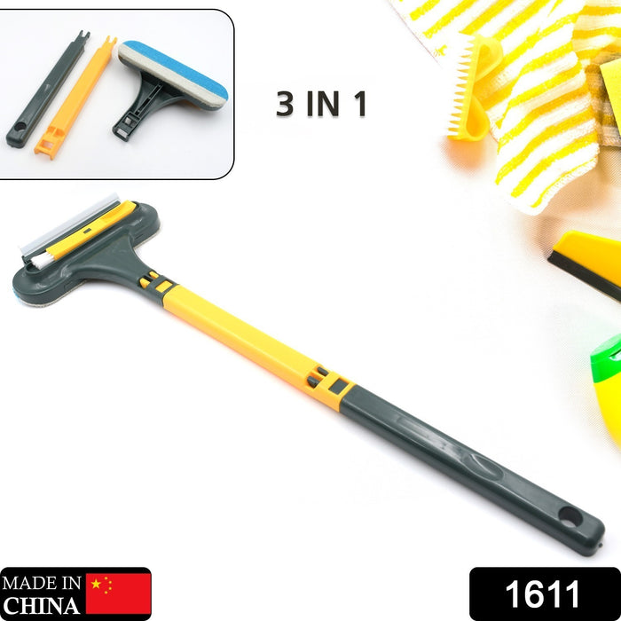 3-in-1 magic window cleaner brush, portable and perfect for small windows and screens.