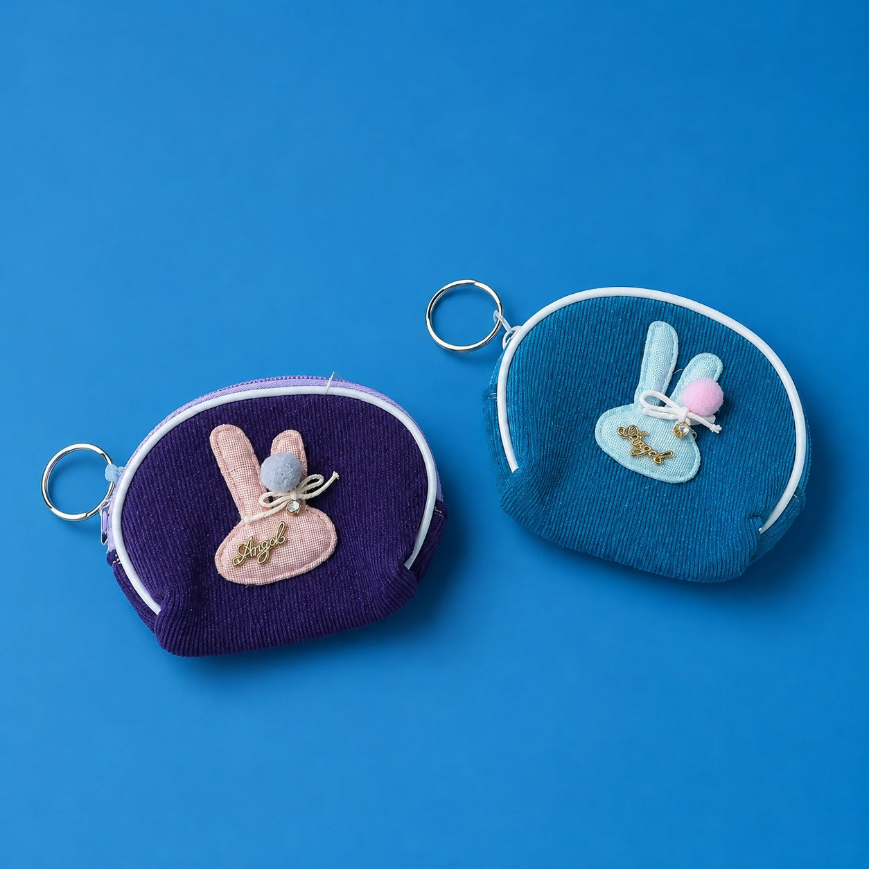 Compact bunny coin purse ideal for travel and daily use
