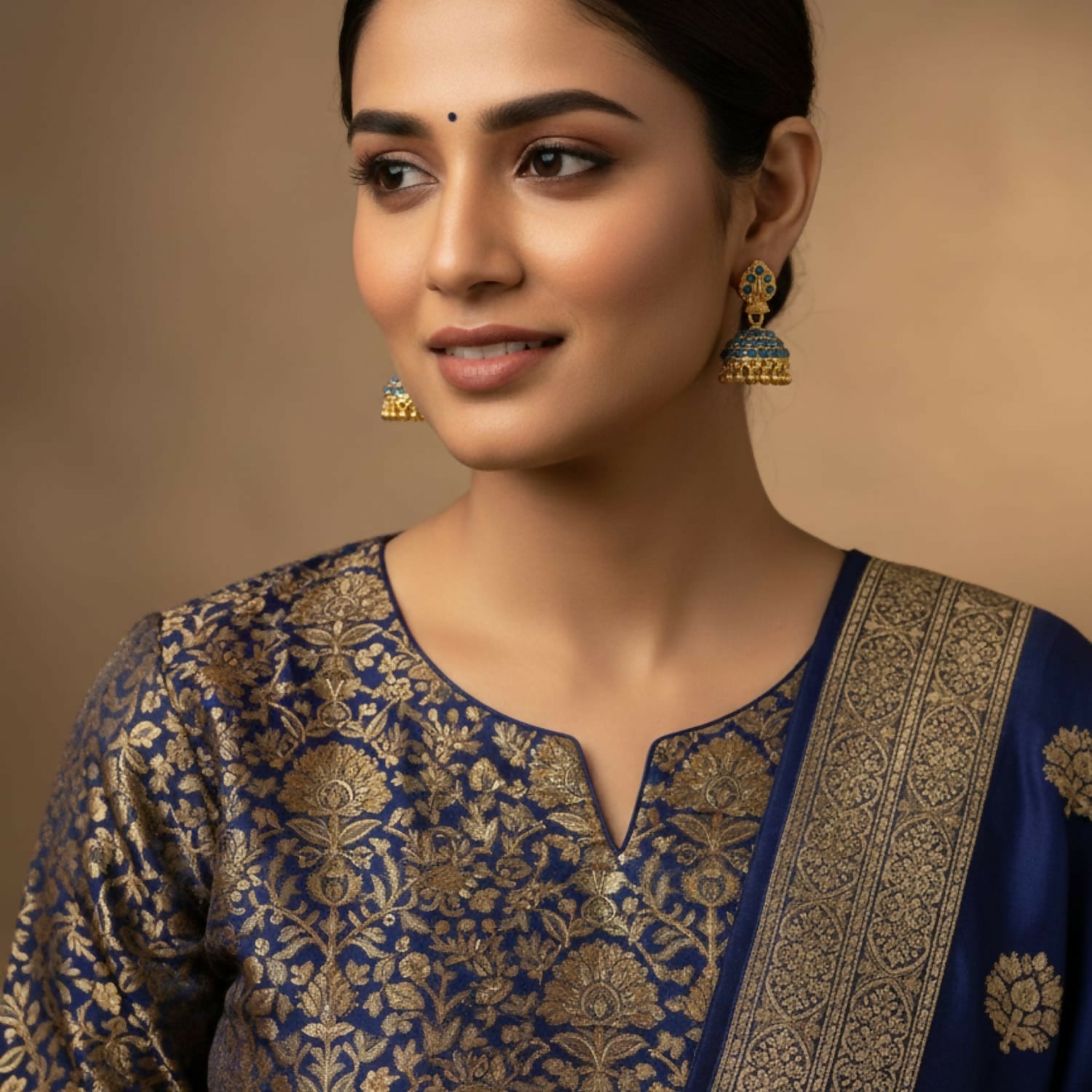 Elegent Golden Earring For Women & Girl Traditional Jewellery Stylish Fancy Jhumka Earrings